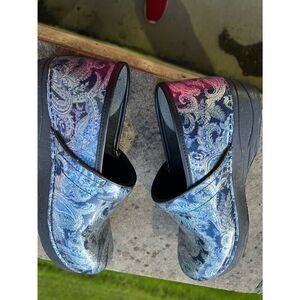 Dansko Professional Clog Women Crosshatch Patent Size 10.5-11 / EU 41 M